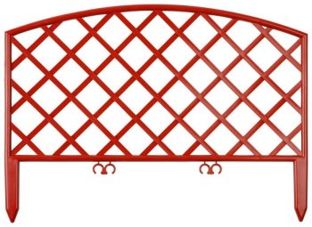 Забор декоративный GRINDA Плетень терракот